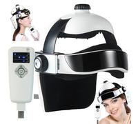 Massaggiatore Elettrico Portatile Per La Testa Con Casco, Massaggiatore Per Il Cuoio Capelluto, Pressione E Vibrazione, Impacchi Caldi E Musica, Massaggio Puntiforme