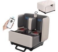 Massaggiatore elettrico Shiatsu piedi e polpaccio con telecomando per rilassamento muscolare e sollievo dalla fascite plantare