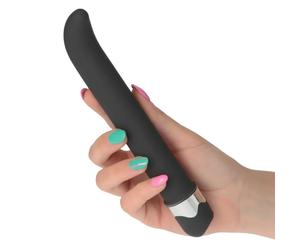 Massaggiatore Exquisite 20 cm Design Ergonomico Punto G Nero Soft Touch Donna