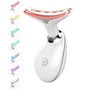 Massaggiatore facciale a luce rossa-terapia per viso e collo, bacchetta colpting con 7 colori