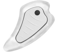 Massaggiatore facciale elettrico con terapia della luce rossa e blu, strumento Guasha ricaricabile USB, vibrazione ad alta frequenza, strumento ergonomico per raschiare il viso per la cura del viso