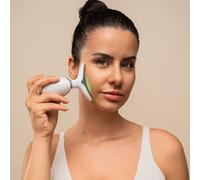 Massaggiatore Facciale Elettrico Rassodante per Viso e Collo con LED, EMS e C