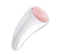 Massaggiatore facciale in acciaio inox, rullo per massaggio facciale, rullo facciale a doppia faccia, riduce il gonfiore e lo sbiadimento delle linee sottili, strumento di bellezza per guance, collo,