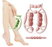 Massaggiatore Fasciale E Anticellulite Hueborne: For Gambe Regolabile For Cosce, Glutei, Drenaggio Linfatico, Rassodamento Della Pelle(Pink)