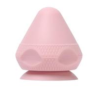 Massaggiatore fasciale in silicone a forma di cono per terapia e massaggio cervicale (rosa)