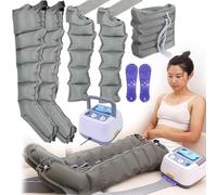 Massaggiatore For Gambe A Compressione D'aria A 6/4 Cavità For Circolazione E Rilassamento, Stivali For Pressoterapia For Linfedema Della Vita Gambe Gonfiore Rilassamento Sollievo Dal Dolore(6 Cavity)
