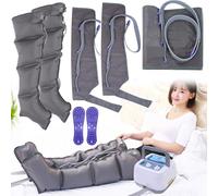 Massaggiatore For Gambe A Compressione D'aria, Massaggiatore For Gambe Con Drenaggio Linfatico A 4/6 Cavità, Stivali For Pressoterapia For La Circolazione For Massaggio Antidolorifico(4)