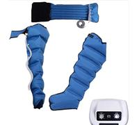 Massaggiatore For Gambe Con Drenaggio Linfatico A 6 Camere, Massaggiatore Elettrico A Compressione D'aria For Massaggio Avvolgente Caviglie E Polpacci Rilassamento(Blue,2Legs+2Arms+Waist)