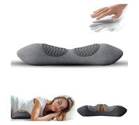 Massaggiatore for la Schien Triple Fusion for Sedia e Letto, Massaggiatore 3 In 1 Riscaldato e Vibrante for la Sciatica, Dispositivo di Trazione for Alleviare Il Dolore Lombare(Gray)