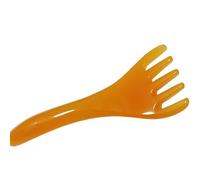 Massaggiatore for la testa Gua Sha for il collo del corpo, massaggio alle gambe, massaggio alla testa con bastoncino raschiante, massaggio al viso (Color : Yellow)