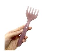 Massaggiatore for la testa in resina Gua Sha for il collo del corpo Massaggio alle gambe for il collo del corpo Artiglio raschiante a cinque artigli(Pink)