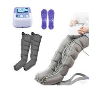 Massaggiatore Gambe a Compressione ad Aria - Per Circolazione e Relax Muscolare, Caviglie, Piedi, Braccia con Timer - Ideale Post-Allenamento, Viaggi o Lavoro Sedentario