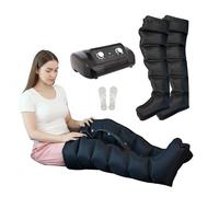 Massaggiatore Gambe a Compressione D’Aria Pressoterapia Linfodrenaggio Per Casa 6 Camere D'Aria Apparecchio Massaggiatore Per Il Massaggio E Il Rilassamento Dei Piedi Polpacci E Cosce