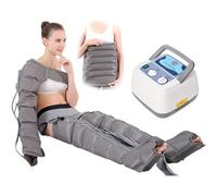 Massaggiatore Gambe Compressione D' Aria 6 Cavità Massaggio Pressoterapia Per Il Ripristino Della Circolazione Venosa Delle Gambe Per Casa Ufficio E Viaggio