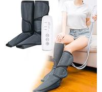 Massaggiatore Gambe E Piedi Aggiornato Con Riscaldamento, Massaggiatore Piedi E Polpacci Circolazione E Alleviare Il Dolore, Con 6 Modalità, 3 Intensità E 2 Livelli Di Riscaldamento Opzionali