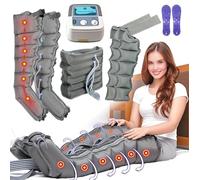 Massaggiatore Gambe Pressoterapia Linfodrenaggio, Total Body Pressoterapia Gambe E Pancia Macchina Per Pressoterapia a Casa, Massaggiatore Compressione D'aria Per Vitelli, 6 Camere