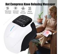 Massaggiatore Ginocchio con Calore Luce Rossa Terapia Sollievo Vibrazione Cura