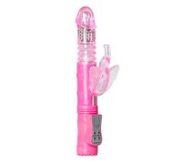 Massaggiatore Giocattoli erotici del sesso Vibratore Giocattoli del sesso - massaggiatore - Vibratore a vibrazione a farfalla - rosa