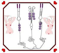 Massaggiatore In Acciaio Inossidabile Con Tre Clip Retrattili, Accessori Decorativi Per La Camera Da Letto, Giocattoli Per Ridurre Lo Stress, Regali Per Uomini E Donne