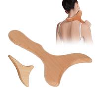 Massaggiatore in Legno, Gua Sha Board, Anti Cellulite Massaggiatore per Allevia il Dolore al Collo e Alla Schiena