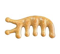 Massaggiatore In Legno Per Il Cuoio Capelluto Pettine Da Cura Portatile | Massaggiatore Per Cuoio Capelluto A Denti Larghi per la Cura dei Capelli e la Toeletta Personale di Uomini e Donne
