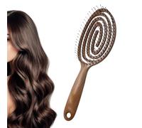 Massaggiatore in pelle capelluto setole, districato e acconciatura | Massaggiatore per capelli per stimolare la crescita dei capelli - per tutta la famiglia capelli lisci ricci corti lunghi sottili