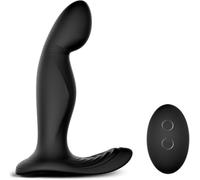 Massaggiatore in silicone a doppia azione - Vibratore prostatico multifunzione con telecomando wireless