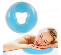 Massaggiatore in silicone morbido gel viso Nap Relax massaggiatore cuscino per tavolo ufficio SPA letto Relax Beauty Salon per la cura della pelle (blu)