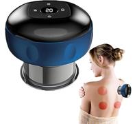 Massaggiatore intelligente per terapia di coppettazione, set elettrico per terapia di coppettazione, 5 in 1, regolabile, 12 livelli, massaggiatore elettrico Gua Sha, migliora la circolazione sanguigna