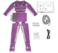 Massaggiatore linfatico, 400W 35 °C-80 °C Macchina Per Massaggiatore A Compressione D'Aria, 6 Modalità di Massaggio, 7 Livelli Di Intensità, 0-90 minuti