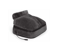 Livoo - Massaggiatore shiatsu 2 in 1 - DOS204 - massaggio piedi e schiena, 24 teste rotanti, 3 velocità, con/senza calore, scarpa rimovibile, scelta di rotazione