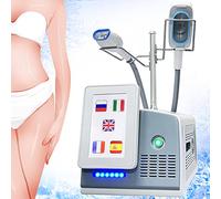 Massaggiatore Macchina per il congelamento dei grassi sottovuoto a 360 ° con 3 maniglie a vuoto, macchina dimagrante per modellare il corpo, dimagrante per grasso scoppiato congelato, strume