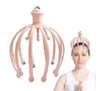 Massaggiatore manuale a forma di polpo con artiglio a forma di polpo per un profondo rilassamento e sollievo dallo stress - Artiglio per massaggio alla testa a forma di polpo in acciaio inossidabile,