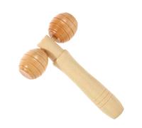 Massaggiatore manuale a rullo, strumenti in legno per massaggio, kit per maderoterapia, rullo per massaggio manuale in legno naturale, strumento per massaggio per collo, schiena, gambe e viso