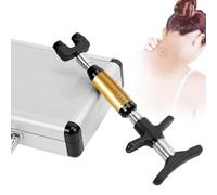 Massaggiatore manuale della colonna vertebrale con forza regolabile per alleviare il mal di schiena, strumento di regolazione chiropratica, 6 livelli di intensità per rilassamento muscolare e