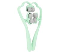 Massaggiatore Manuale per Cervicale Multifunzione, Leggero, ABS Verde | Relax Corpo, Sollievo da Distorsioni e Mal di Testa, Uso Domestico, Accessorio Portatile, Palline da Massaggio