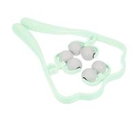 Massaggiatore Manuale per Collo e Cervicale, Verde, Portatile | Emicranie e Cefalee, ABS Leggero, Uso Domestico, Aiuta Recupero da Distorsioni, Formato Compatto
