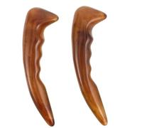 Massaggiatore Manuale per Piedi in Resina 2 Pezzi Colore Caffè | Impugnatura Ergonomica, Design Compatto, Leggero e Resistente All’usura, per Viaggio e Lavoro