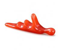Massaggiatore Manuale per Piedi, Rosso, Grande | Materiale in resina, Cono Massaggiante, Drenaggio linfatico, Per massaggiatori