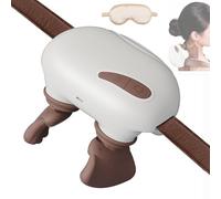 Massaggiatore, Massaggio Wireless 4D, Sollievo Dai Tessuti Profondi Shiatsu Con Funzione Di Impastamento Termico, Regolazione A 3 Velocità Per Spalle, Collo E Addome Inferiore,White-1PC