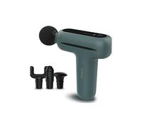 medisana MG 200 mini massage gun, pistola massaggio muscolare con 4 attacchi, massaggiatore con modalità intelligente e 5 intensità per relax, lunga durata della batteria, con scatola di custodia