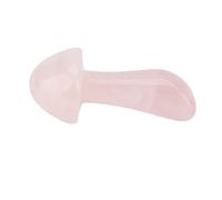 Massaggiatore Modellatore di Funghi Cura Rilassante e della Pelle Pietre per Massaggio Gua Sha Circolazione Sanguigna Portatile Multiuso per le Gambe (cristallo rosa)