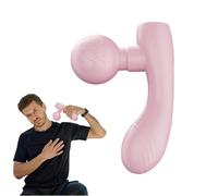 Massaggiatore muscolare a percussione, strumento vibrante elettrico portatile per rilassarsi, testa con dispositivo, recupero, gadget compatto per la salute, per casa, palestra, viaggi