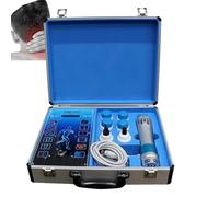 Massaggiatore muscolare professionale a onde d’urto per dolore, trattamento ED, fisioterapia, recupero sportivo e riabilitazione, kit completo per uso domestico e ambulatoriale