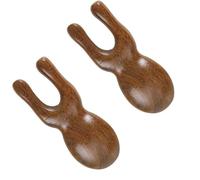 Massaggiatore Nasale in Legno a Forma di Ranocchio 2 Pezzi Strumento Gua Sha per Massaggio Viso e Stimolazione Punti Nasali Benessere Respiratorio