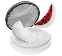 Massaggiatore occhi con luce rossa, elettroluminescente, microcorrente EMS | Cuscinetti magnetici ricaricabili per occhi con luce LED, massaggianti, gonfiori e linee sottili, per rassodare la zona degli