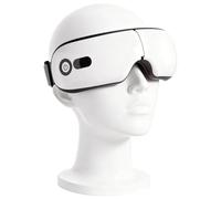 Massaggiatore oculare intelligente, compressione dell'aria 9D, maschera riscaldata per gli occhi, vibrazione, musica wireless, 5 modalità di massaggio, ricaricabile tramite USB, portatile, pieghevole