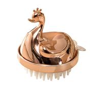 Massaggiatore per capelli e cuoio capelluto, spazzola in morbido silicone, scrubber per pulizia profonda, esfoliante per shampoo, graziosa spazzola a forma di cigno con design staccabile, stimolatore