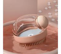 Massaggiatore per capelli e cuoio capelluto, spazzola per shampoo contenente liquido, allevia la pressione del massaggio alla testa e rilassa, asciuga e bagna doppio scopo