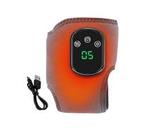 Massaggiatore per caviglie e piedi - Fascia elettrica riscaldata, dispositivo di compressione regolabile, terapia vibrante a 3 velocità, cinque modalità di temperatura, strumento per alleviare il dolo